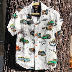 Volcolm Hot Wheels Button Up shirt